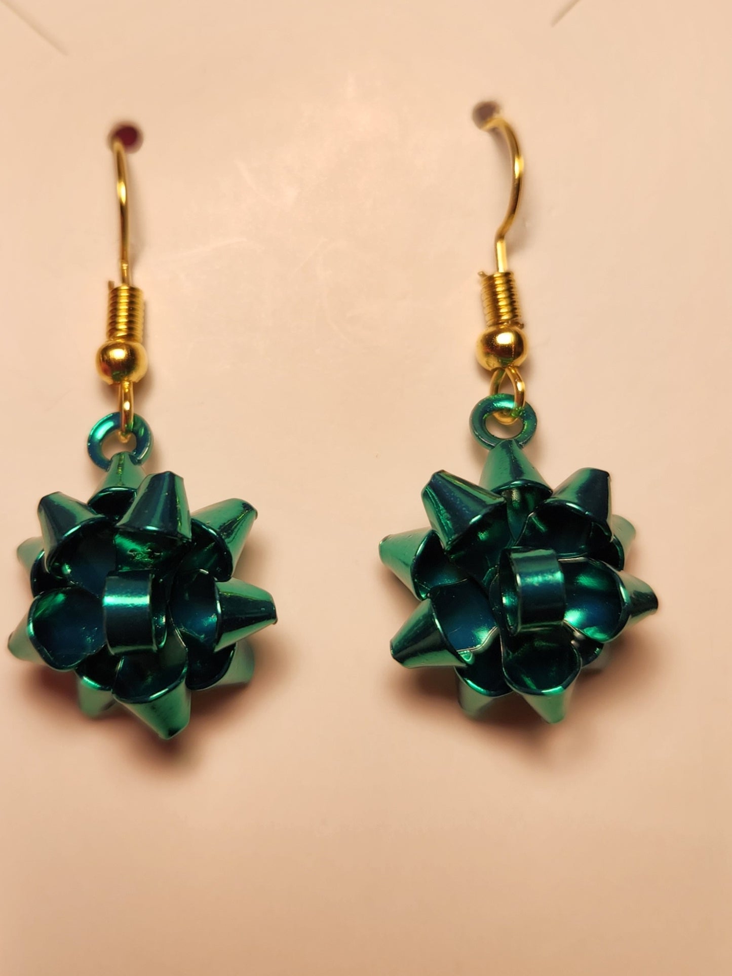 Green Bow earrings