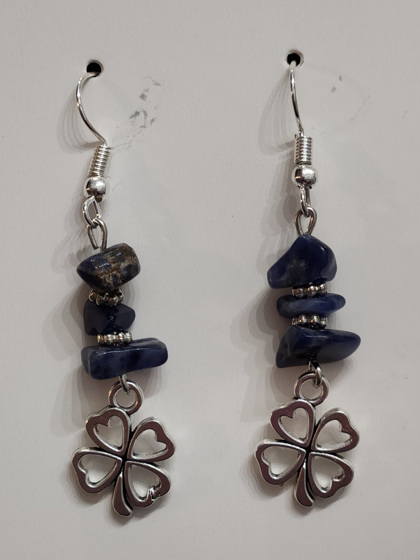 Navy blue 4 leaf clover