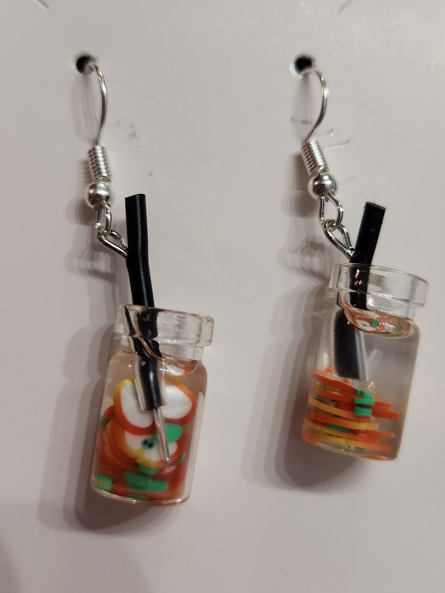 Boba Sliced Apples Earrings