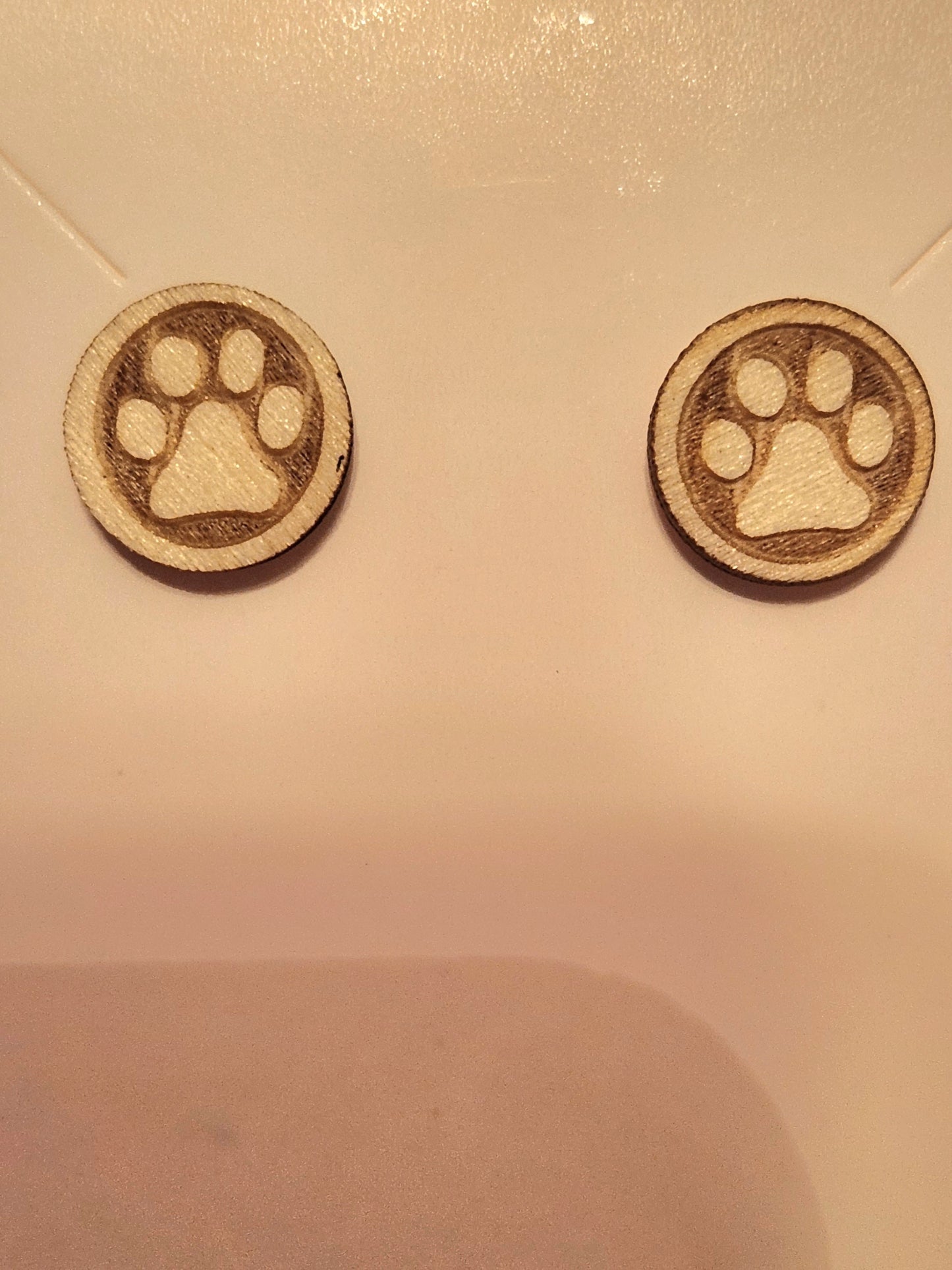 Paw earrings