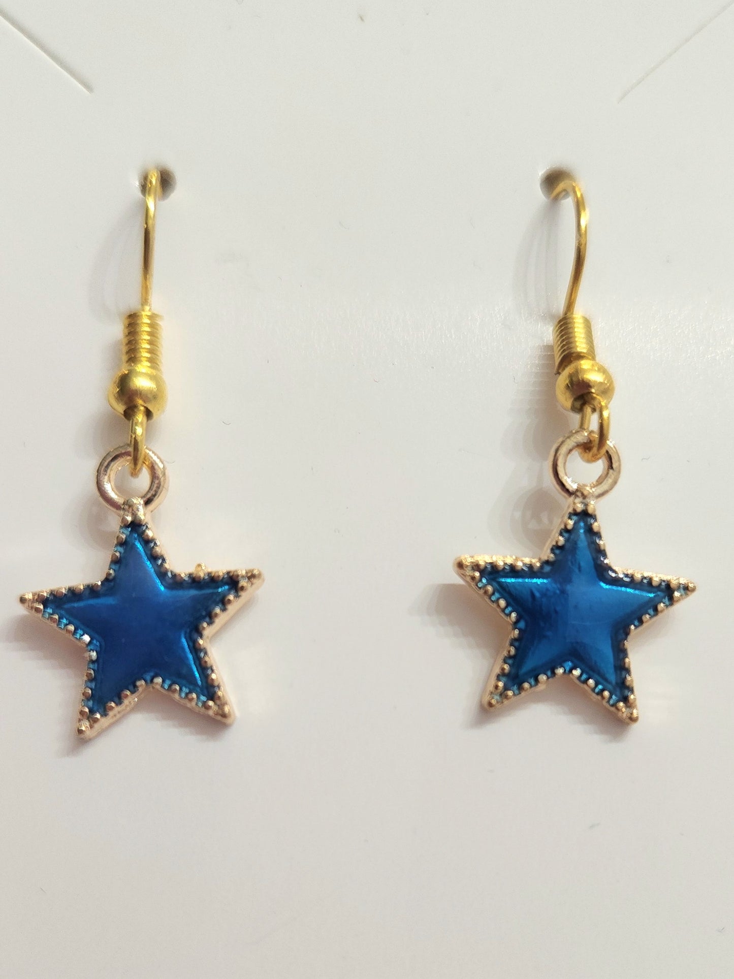 Blue Star Earrings