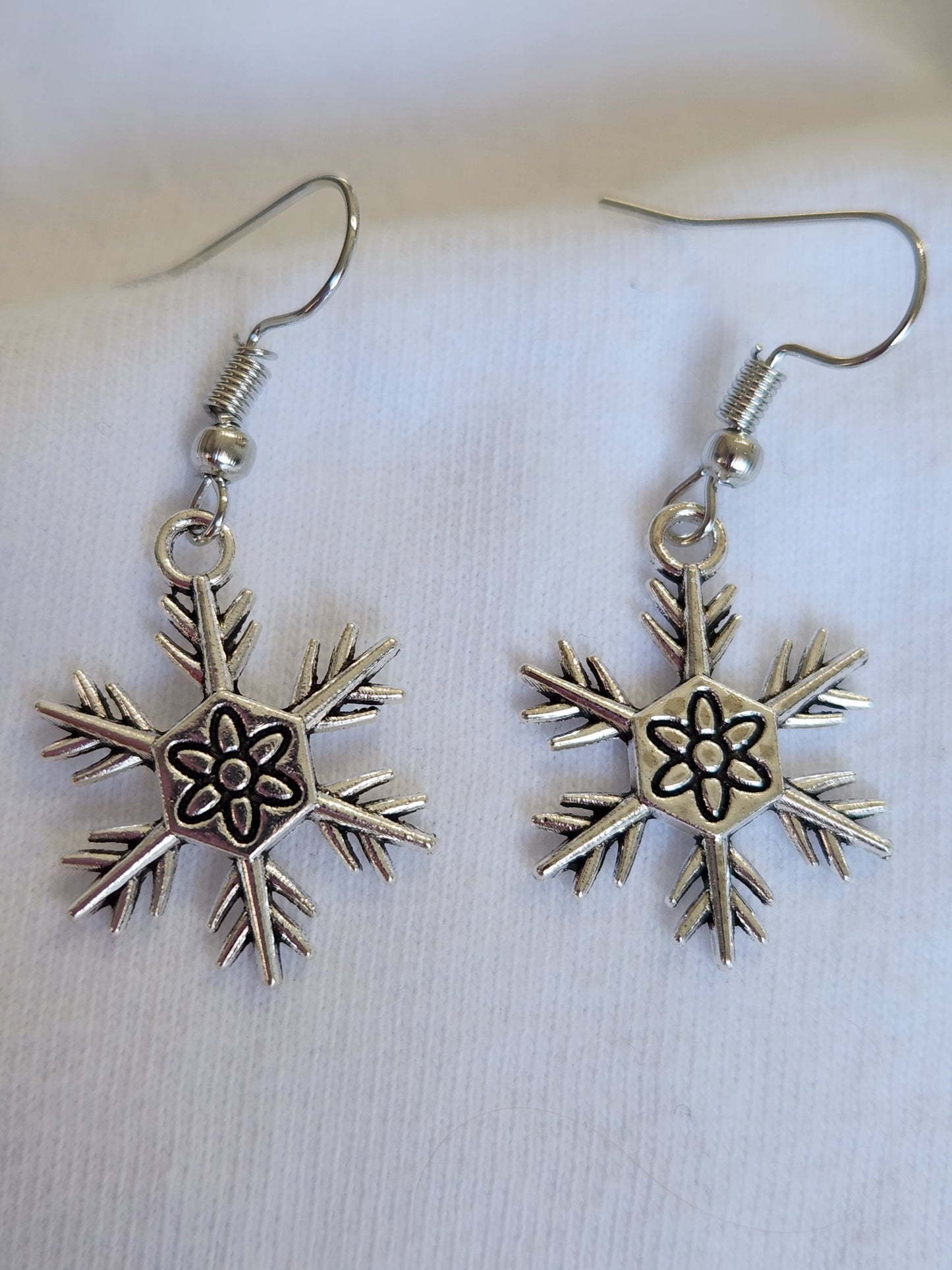 Silver Snowflake Earrings CLICK FOR MORE STYLES