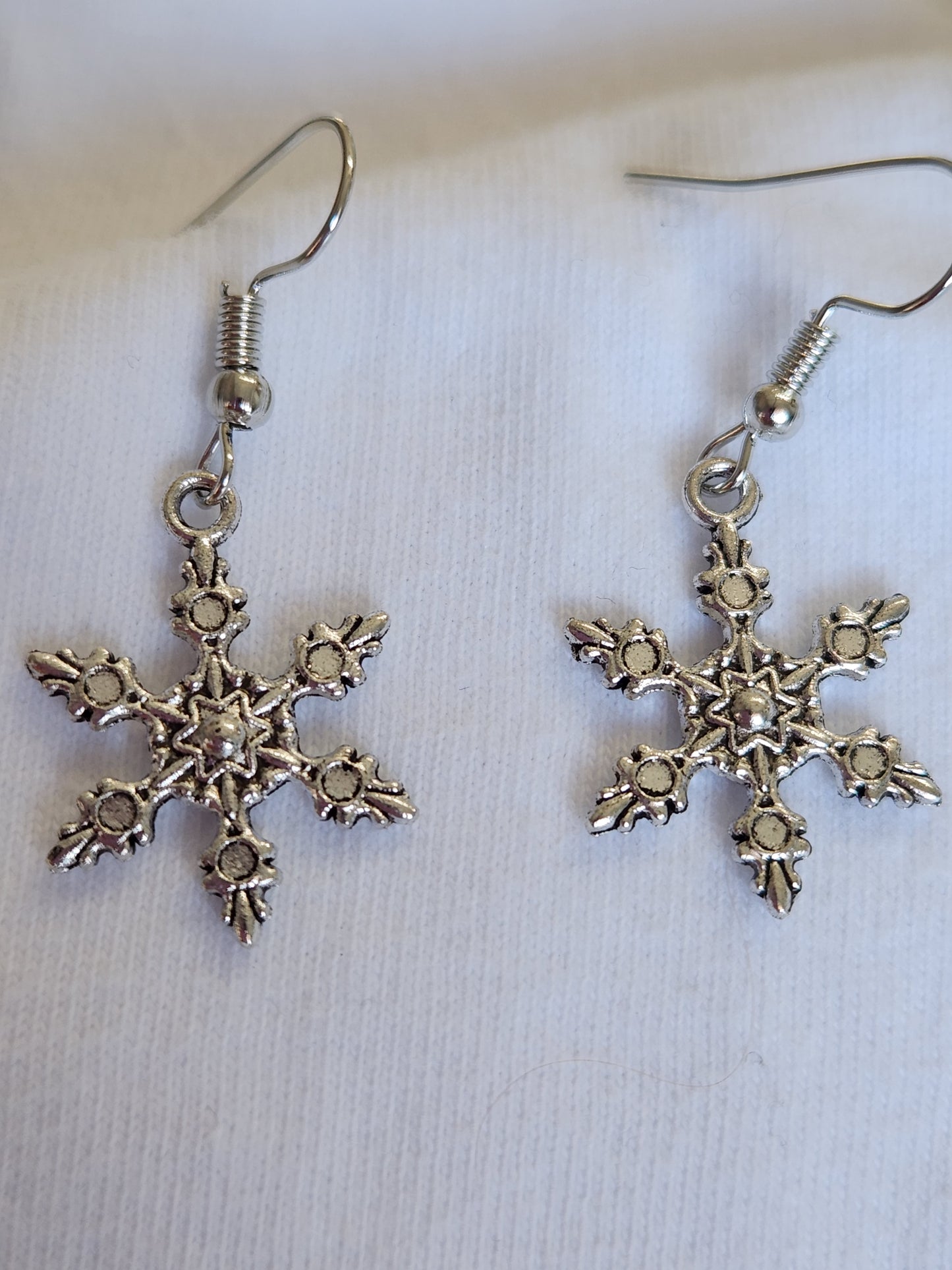 Silver Snowflake Earrings CLICK FOR MORE STYLES