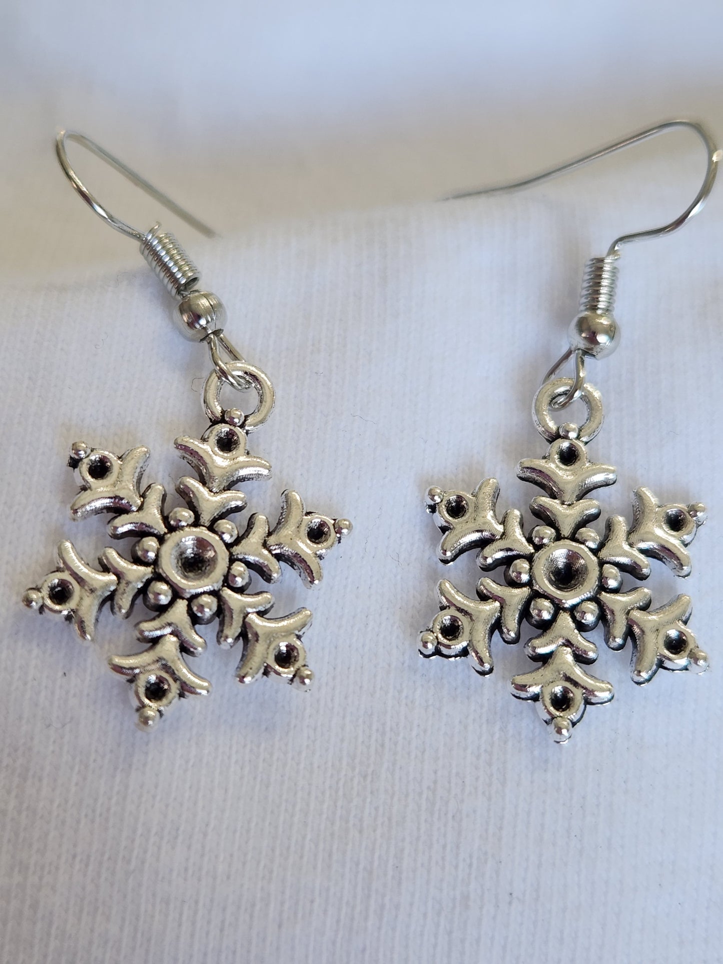 Silver Snowflake Earrings CLICK FOR MORE STYLES