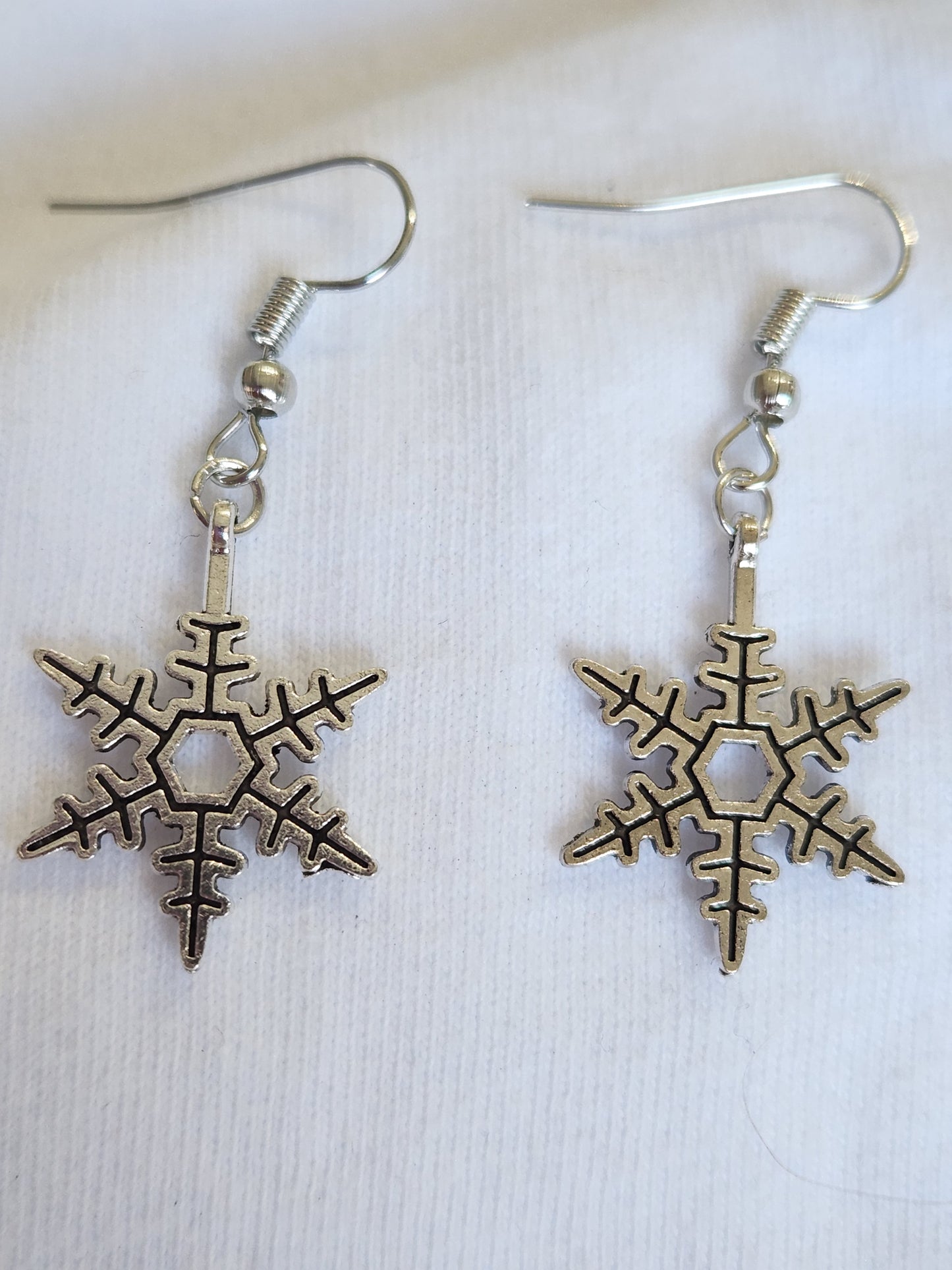 Silver Snowflake Earrings CLICK FOR MORE STYLES