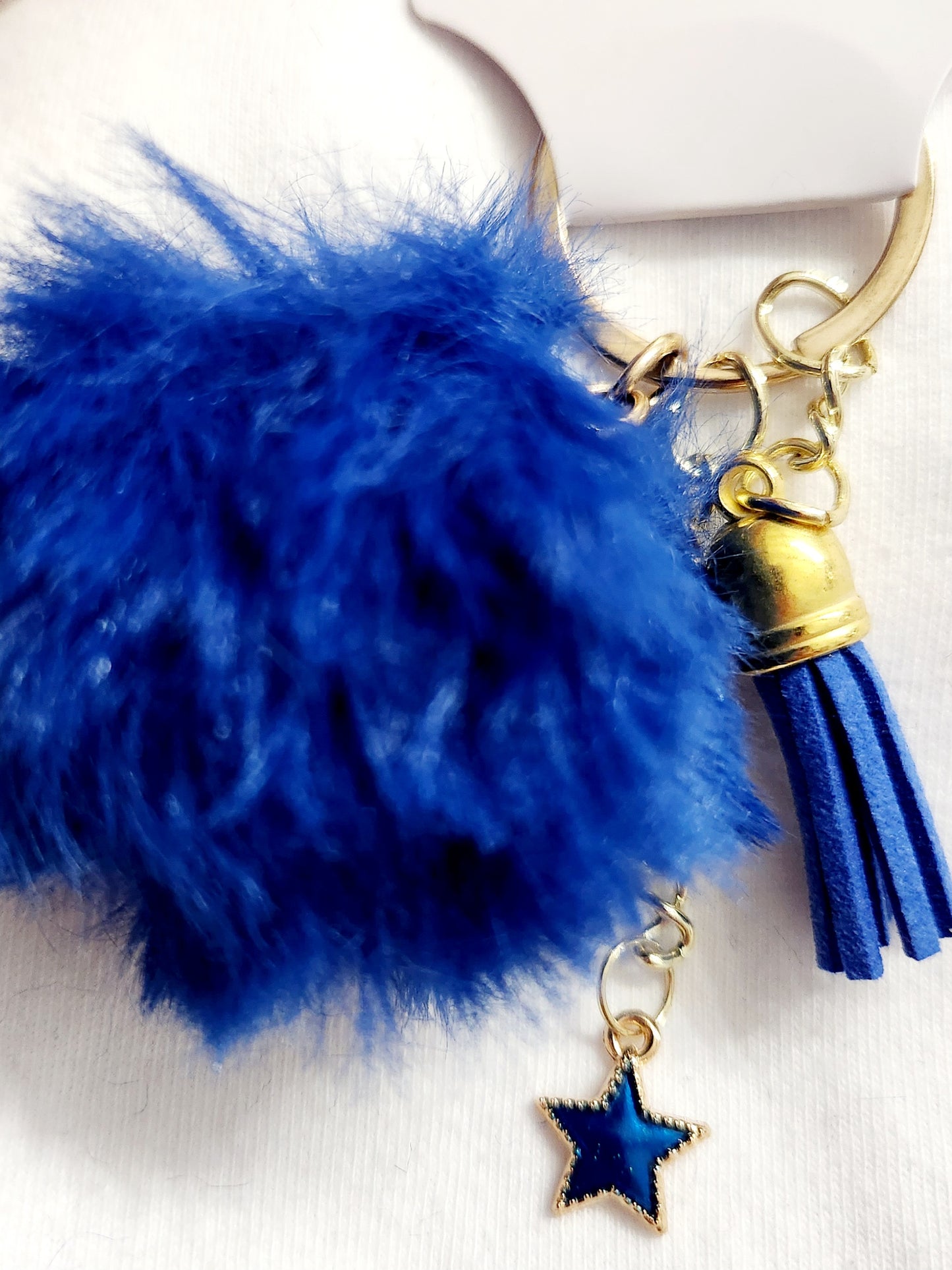 Royal Blue Star Keychain