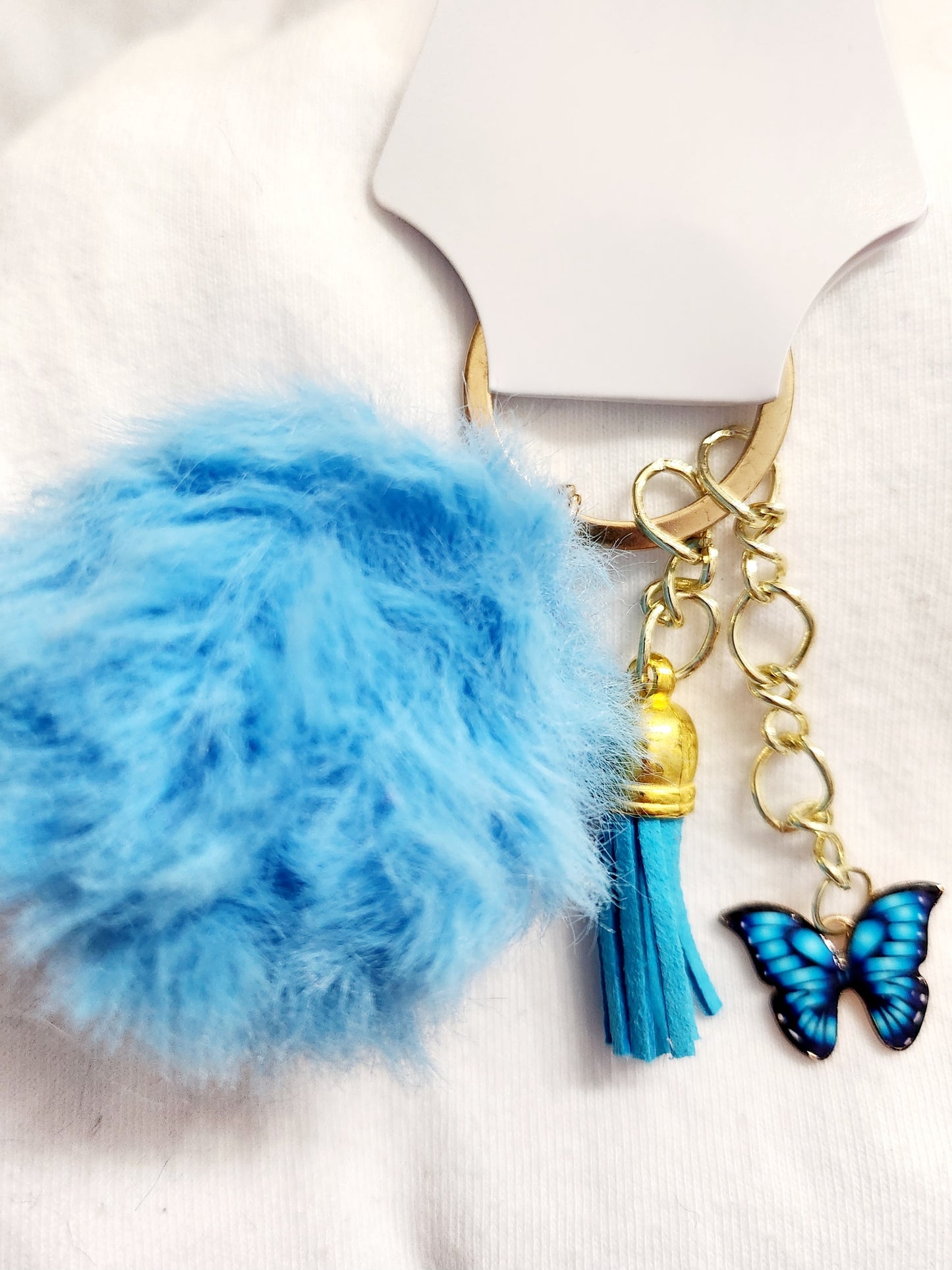 Blue Butterfly Keychain