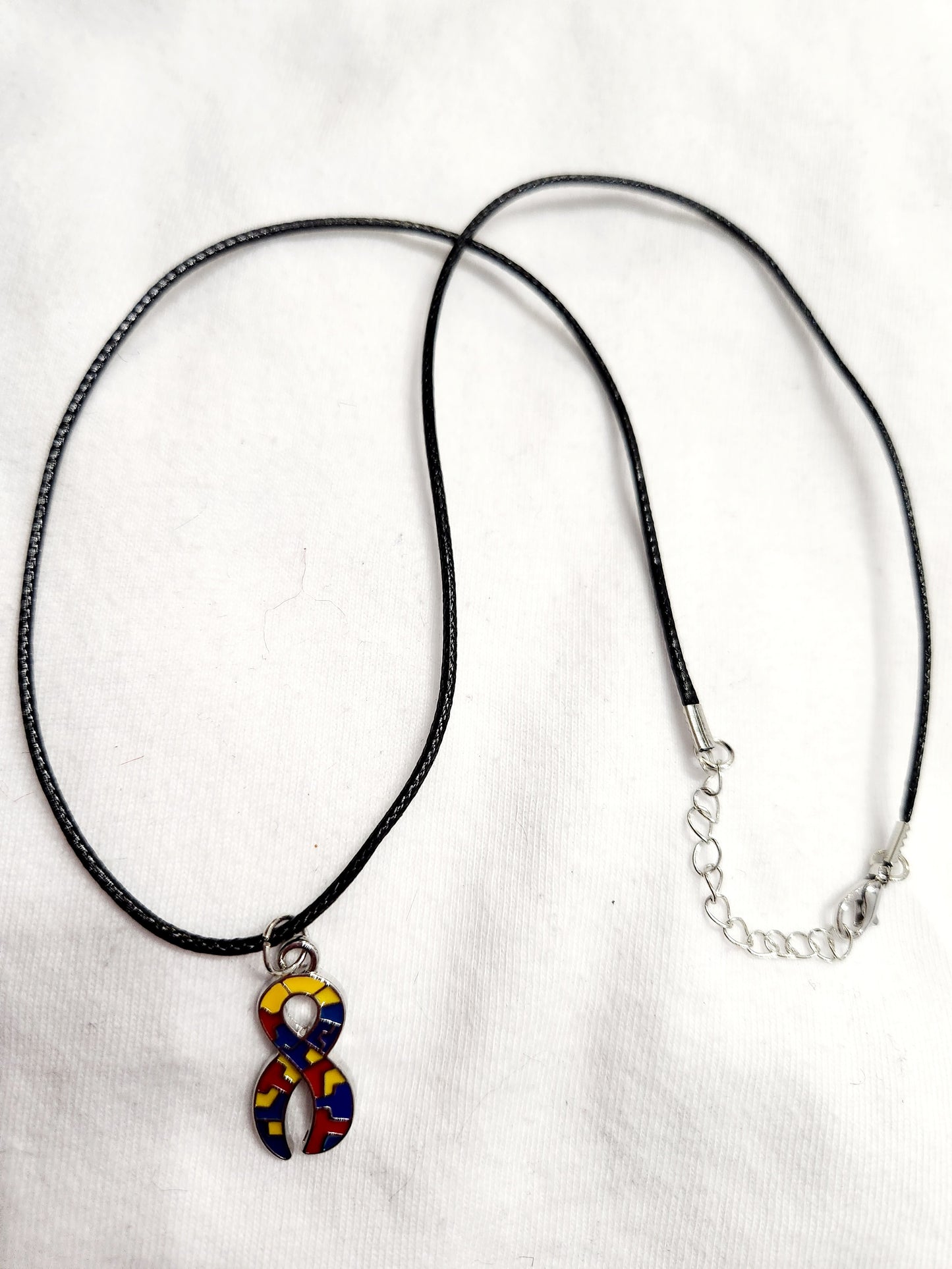 Autism Ribbon Necklace