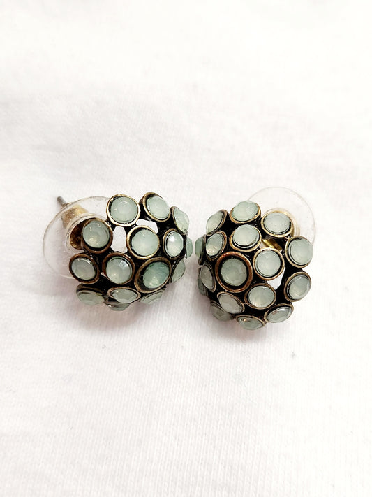 Light Teal Stud Earrings