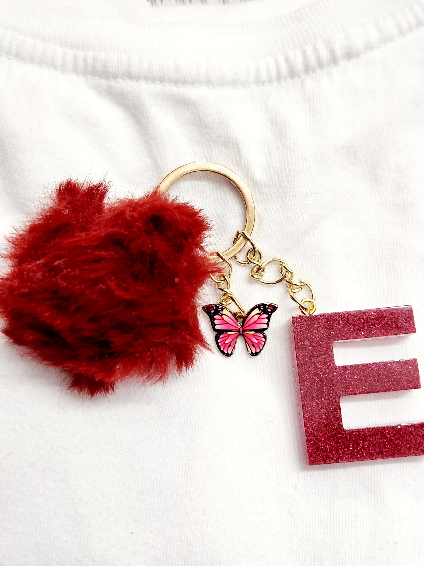 Resin Letter Keychains CLICK FOR MORE