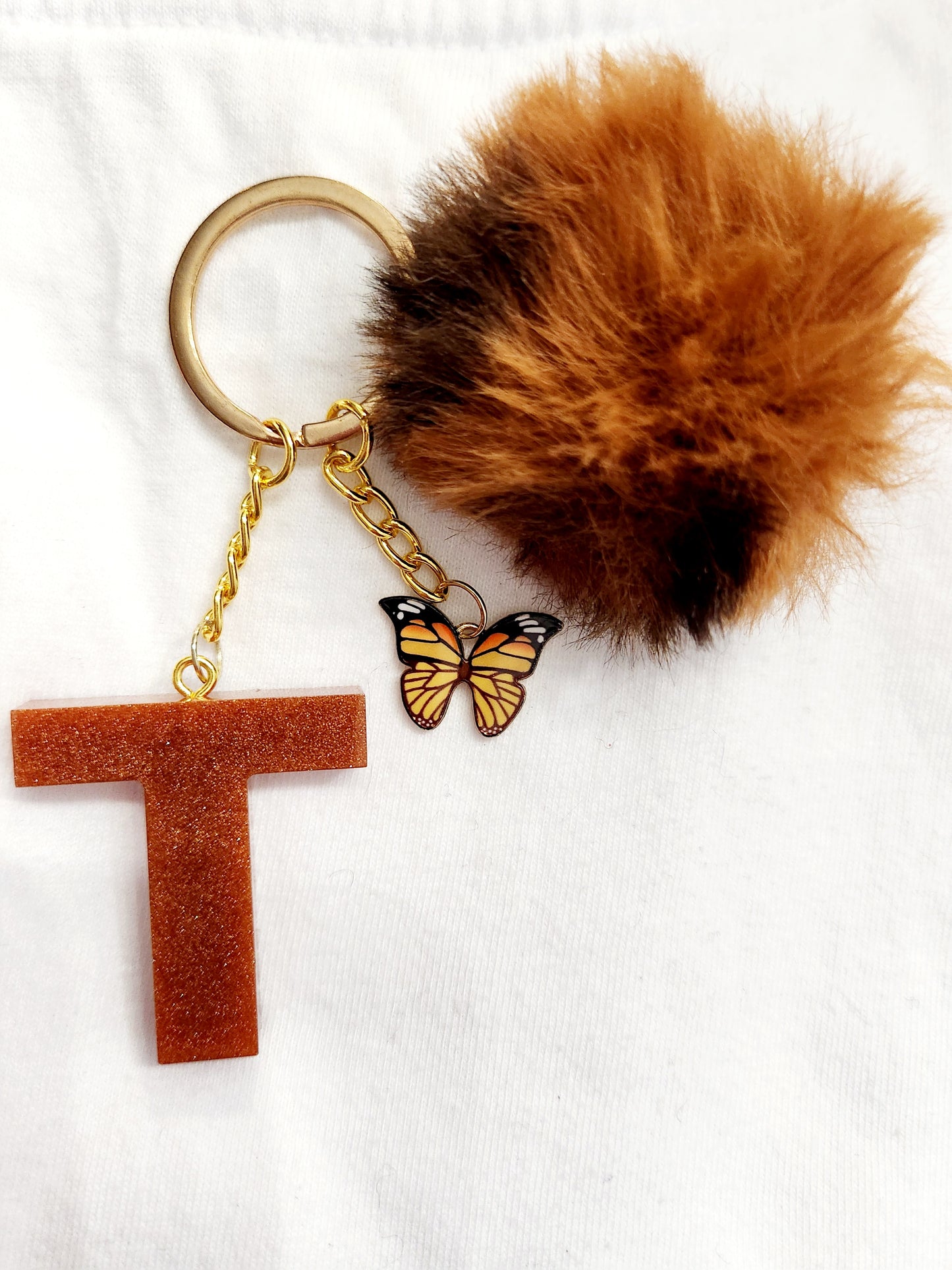 Resin Letter Keychains CLICK FOR MORE
