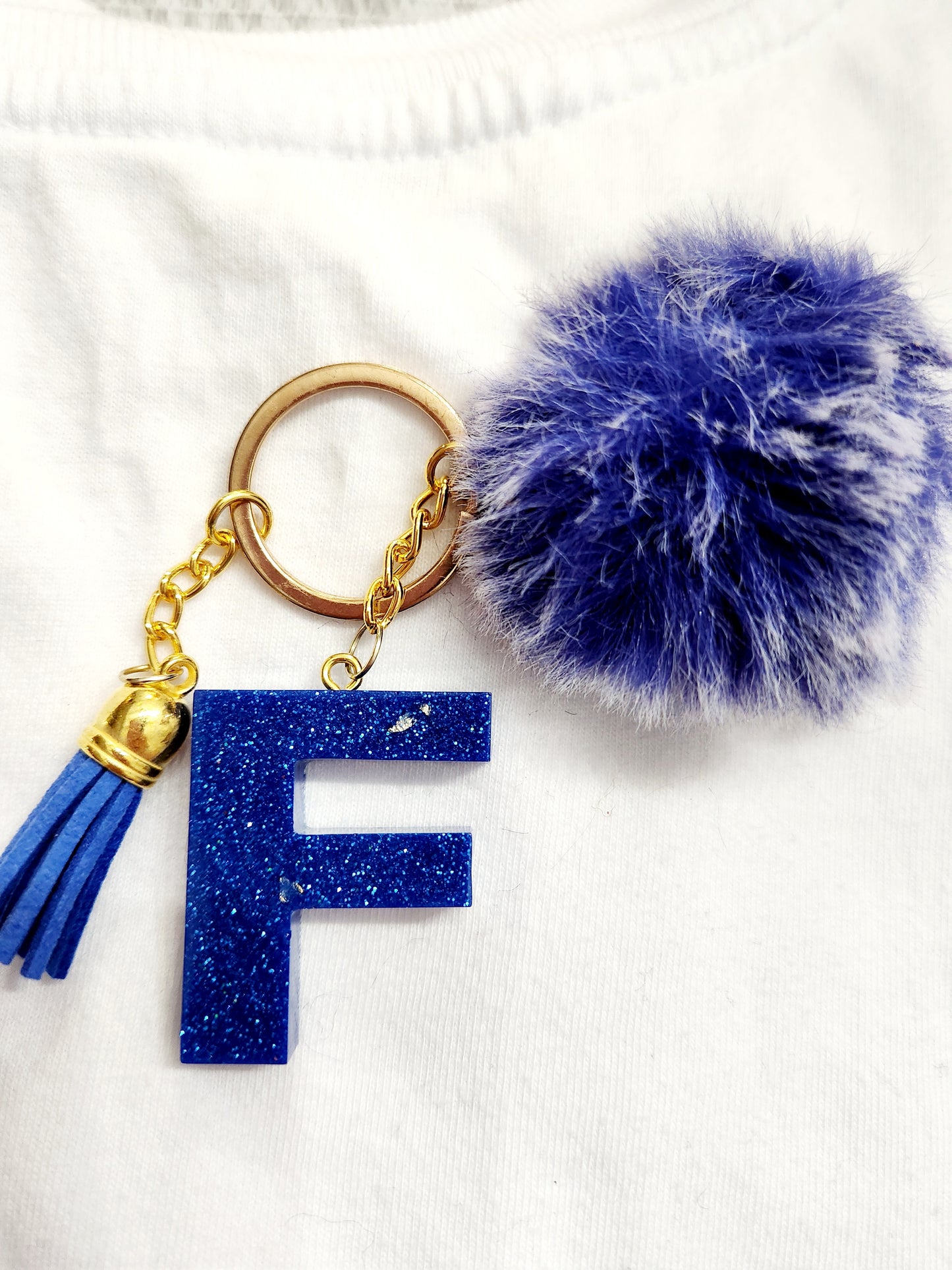 Resin Letter Keychains CLICK FOR MORE