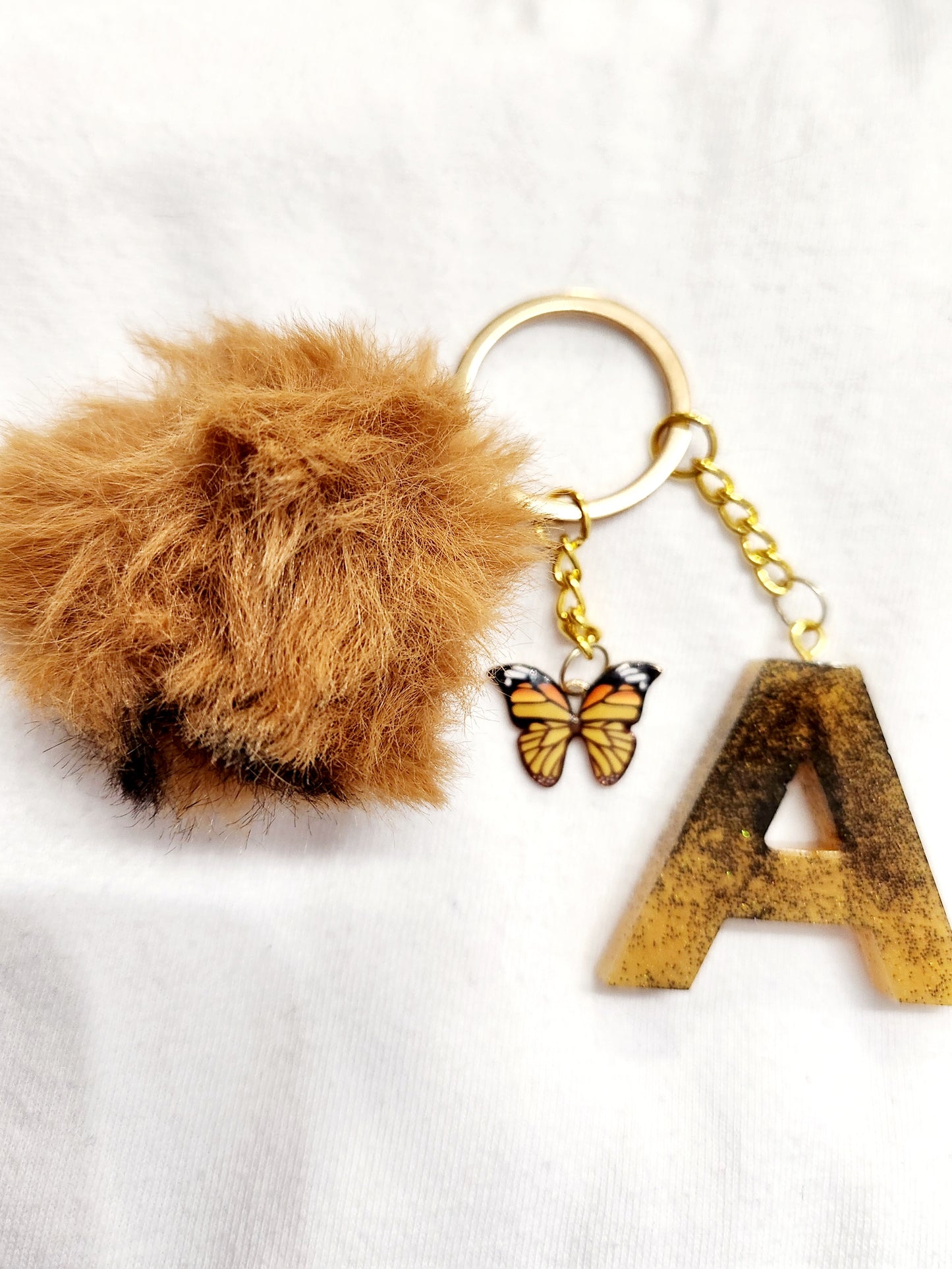 Resin Letter Keychains CLICK FOR MORE