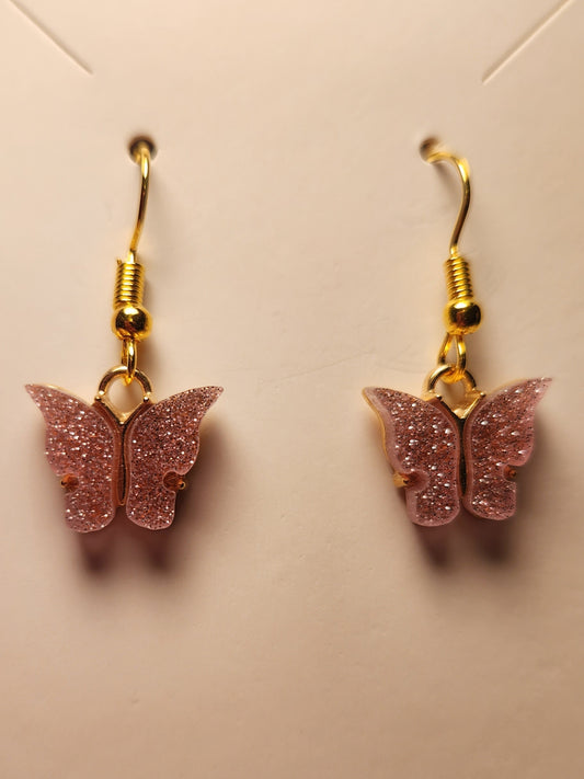 Butterfly Lavender earrings