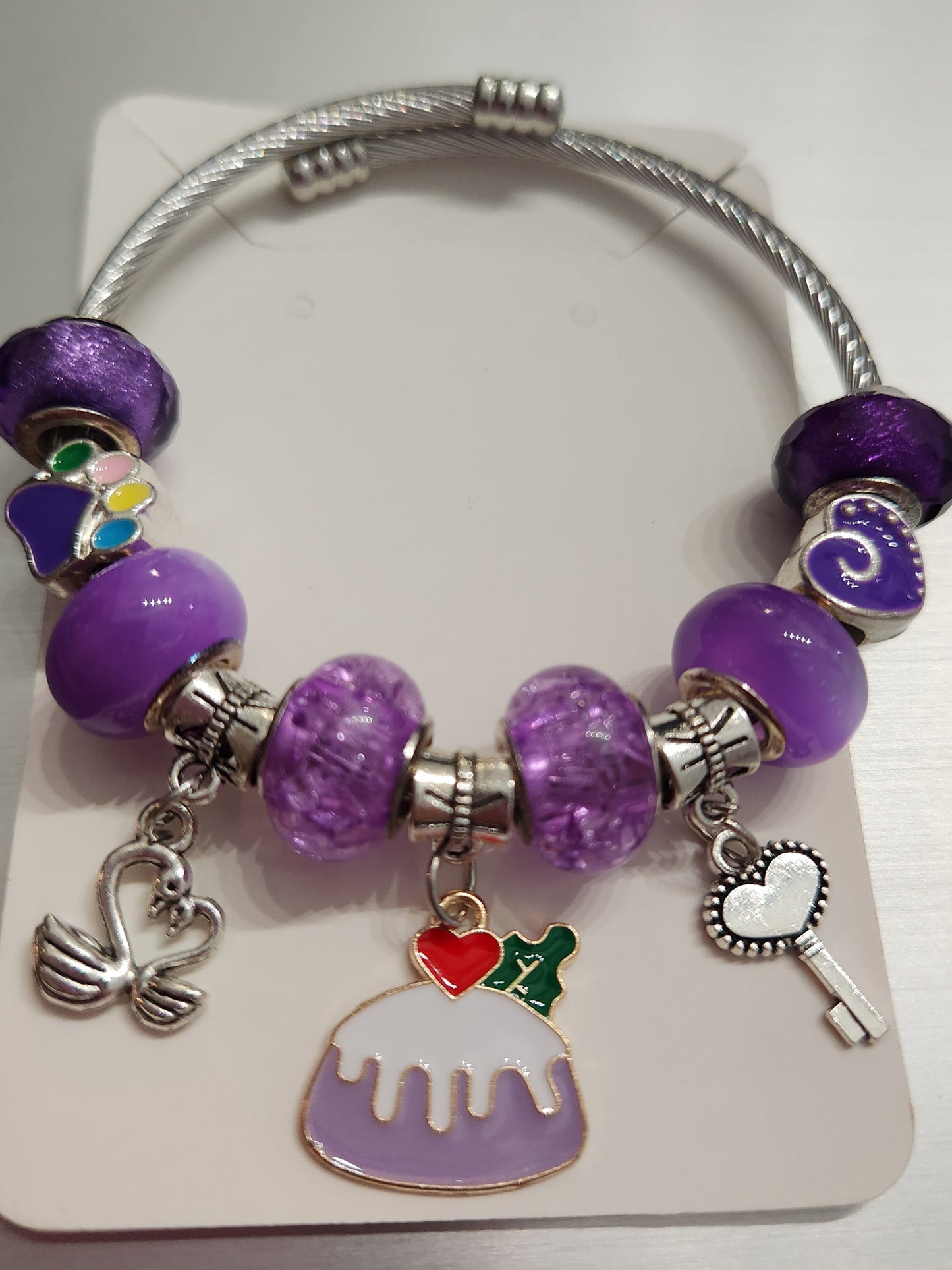 Purple Cake Bracelet